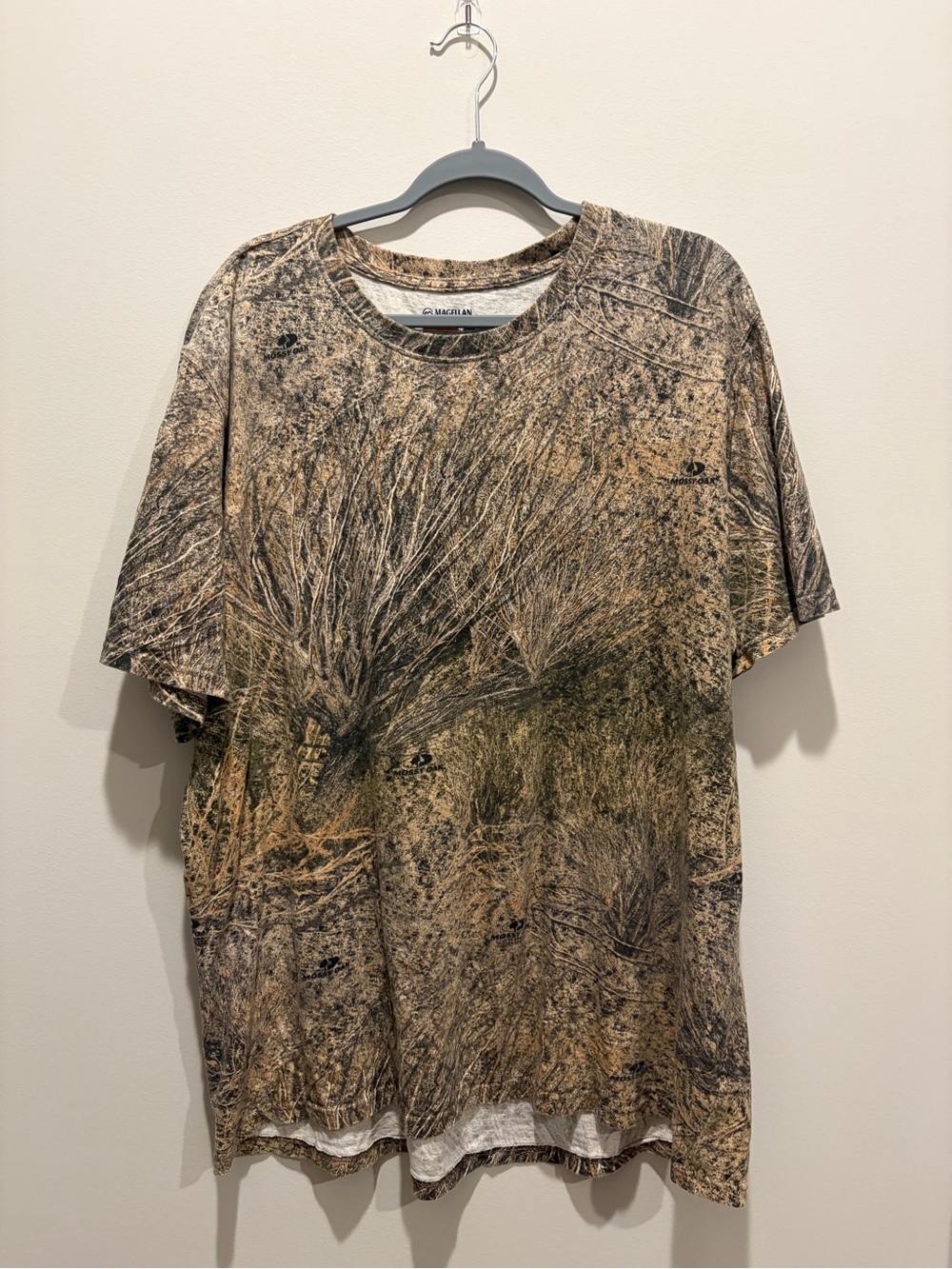 Magellan Outdoors Short Sleeve Camo Tee - Brown, Tan, Black